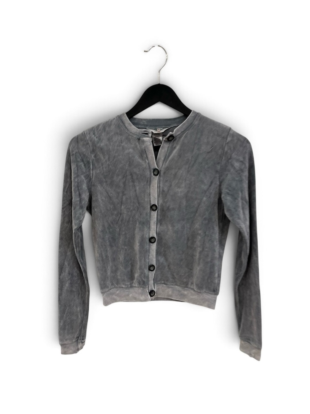 Hard Tail Gray Button-Up Women’s Cardigan